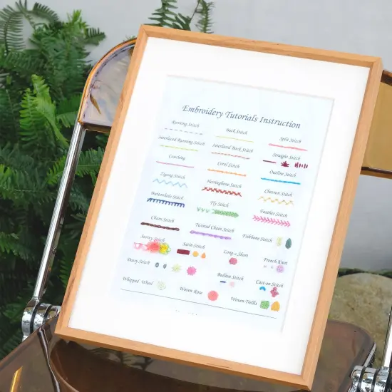 HAND U JOURNEY Basic Embroidery Stitch Kit: Perfect for Beginners with 28 Different Stitches and a Mushroom Embroidery Set {3}