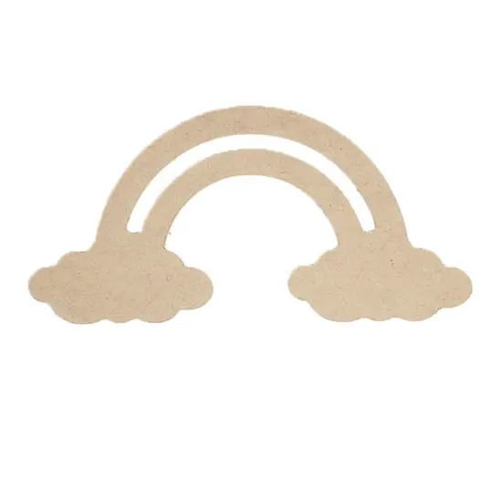 Little Birdie MDF Rainbow Cloud-7 Pieces {4}