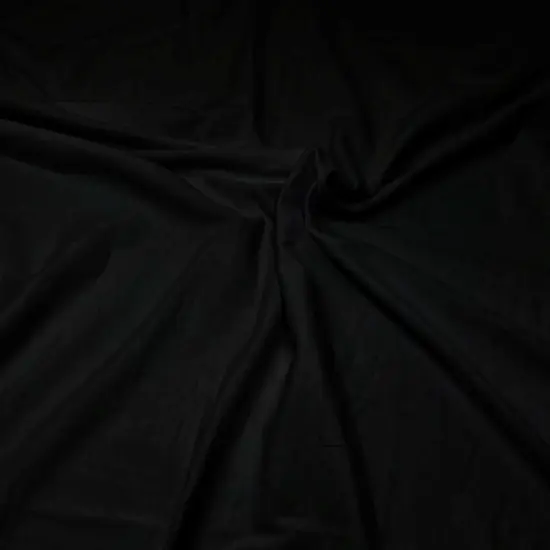 1 Yard Jersey Knit Cotton Spandex Fabric for Comfortable Fashion and Craft Use 58"-60" Wide Jet Black {1}