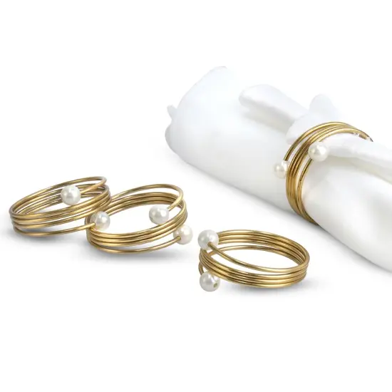 Napkin Rings Silver {4}