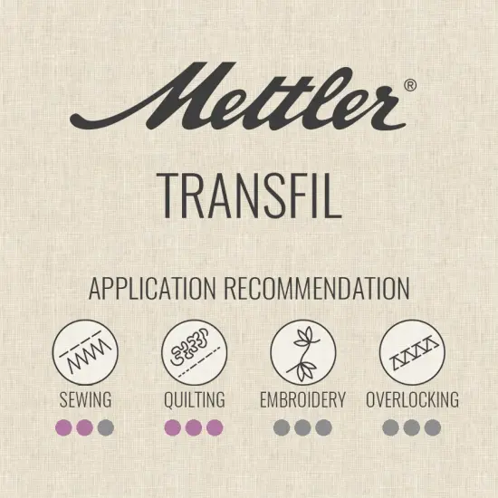 Glassy (0414-0003) | Transfil (1000M / 1094Y) | Mettler Thread {2}