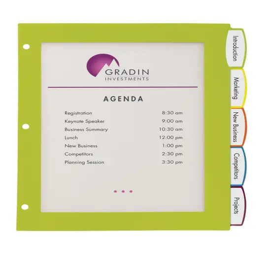 Avery Ultralast Big Tab Plastic Dividers for 3 Ring Binders, 5 Tab Set, Multicolor, 2 Sets (24900) {3}