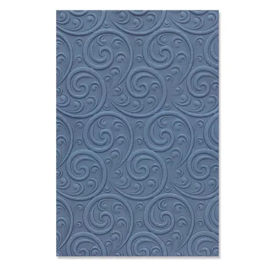 Sizzix 3-D Textured Impressions Embossing Folder - Ornamental Spiral {1}