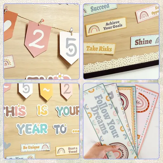 Boho Classroom Bulletin Board Decorations {3}