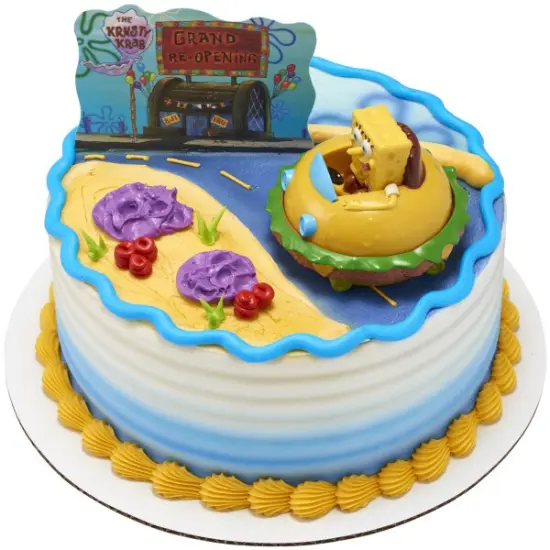 SpongeBob SquarePants Krabby Patty DecoSet® Cake Decoration {3}