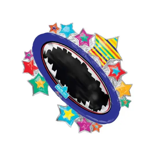 Anagram&reg; 31 Inch Bright Star Black Board Balloon {2}