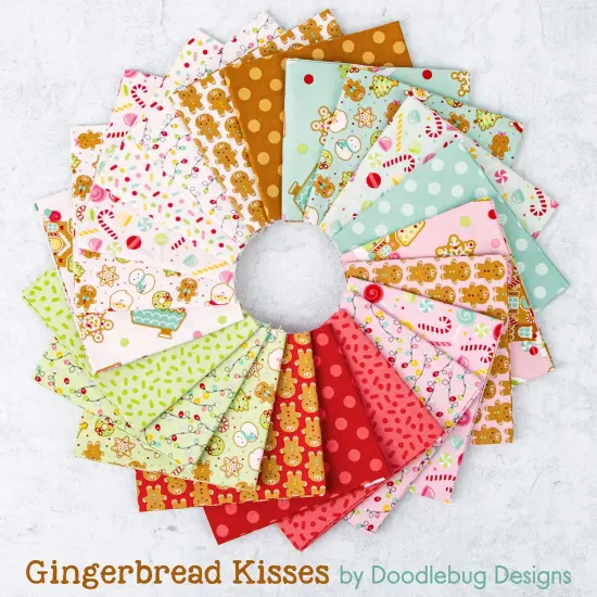 Polka Dots in Red (c16445-red) | Gingerbread Kisses | Doodlebug Designs | Riley Blake {2}