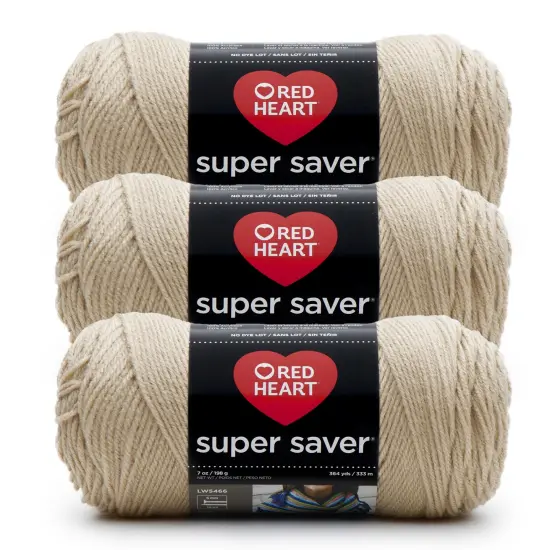 Red Heart Super Saver Yarn 24 Pack-Buff {1}