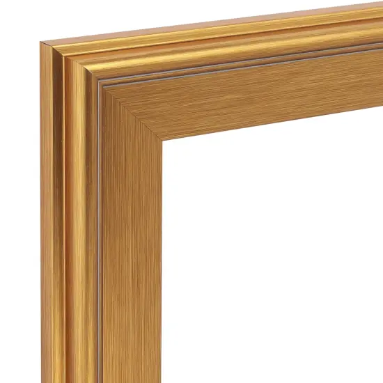 Cardinali Plein Aire Frame, Gold 8x24", 3 Pack &ndash; 3" Wide Moulding with Raised Edge 1/2" Rabbet Depth, Classic Canvas Frame for Painting or Artwork, Made in USA {3}