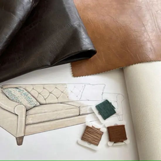 Richloom SAN FRANCISCO CARAMEL- Faux Leather Caramel {4}