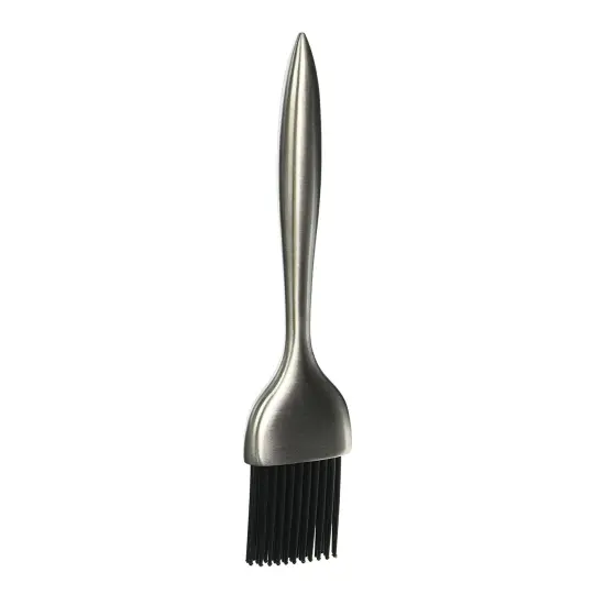 Norpro 7.5" Long Stainless Steel Silicone Basting Pastry Brush {1}