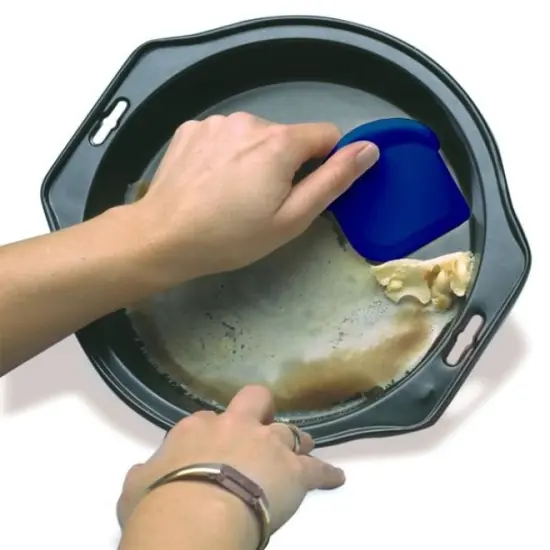 Norpro 3-piece My Favorite Nylon Pot and Pan Food Scraper Set - Blue, Green & Red {5}