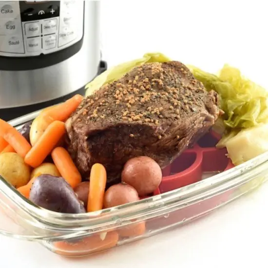 Norpro Round Nonstick Silicone Roast Rack / Trivet - Healthy Cooking & Roasting {5}