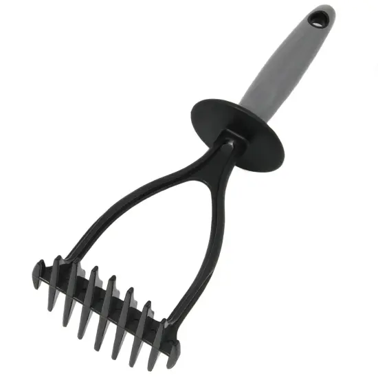 Chef Craft 11.5" Select Nylon Sturdy Masher for Mashed Potatoes, Beans, Avocado and more Grey {4}