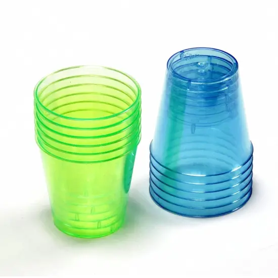 Chef Craft 12pc Disposable Plastic One-Ounce Shot Glasses Set - Great for Parties {1}
