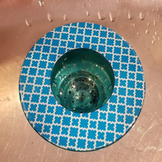 Handy Housewares 5.25" Diameter Decorative Designer Pattern Kitchen Sink Strainer / Food Trap {5}