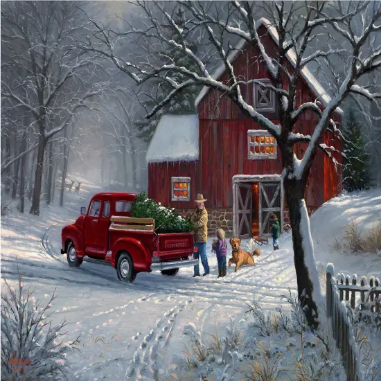 Sunsout Getting Ready for Christmas 1000 pc Christmas Jigsaw Puzzle 53248 {1}