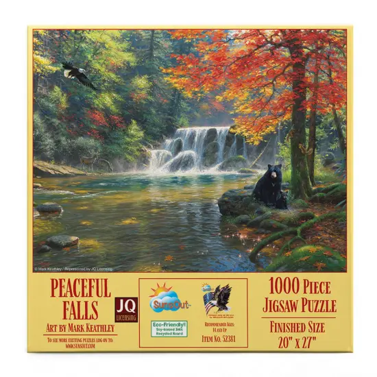 Sunsout Peaceful Falls 1000 pc Jigsaw Puzzle 52381 {4}