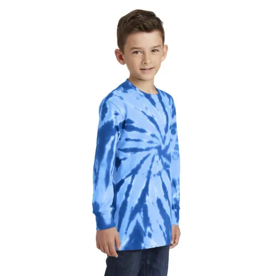 Tie-Dye&reg; Youth Long-Sleeve T-Shirt SPIDER RED {3}