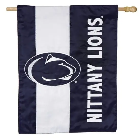Penn State Nittany Lions Banner 2 Sided Embellished Logo {1}