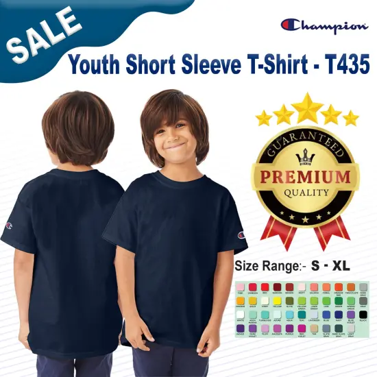 Champion&reg; Youth Short-Sleeve T-Shirt WHITE {2}