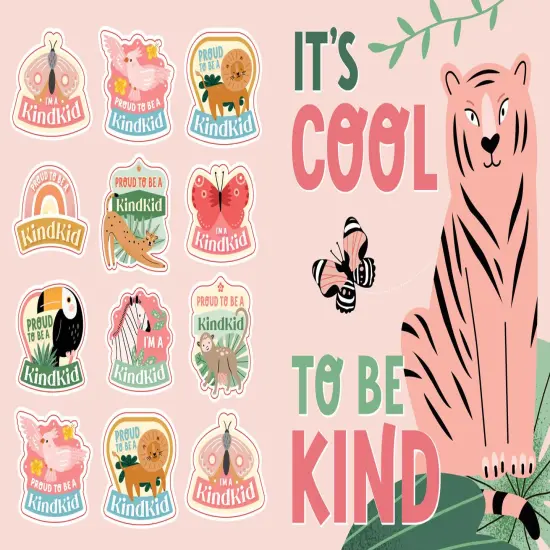 KindKids Super Awesome Sticker Activity Book: Pull-Out Papercrafts and Super Cute Stickers to Make Cards, Posters, Games & More {5}