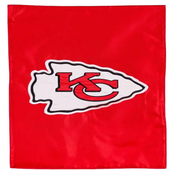 Kansas City Chiefs Garden Flag 2 Sided Applique {1}