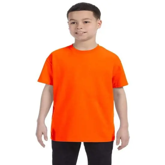 Jerzees&reg; Youth Dri-Power Active T-Shirt SAFETY ORANGE {1}