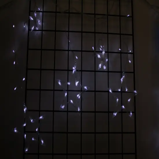 Perfect Holiday 138 LED Star Curtain Light White {2}