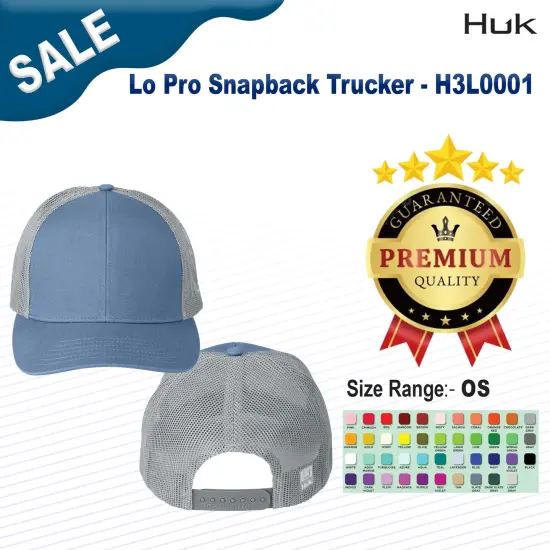 HUK&reg; Lo Pro Snapback Trucker Harbor mist {2}
