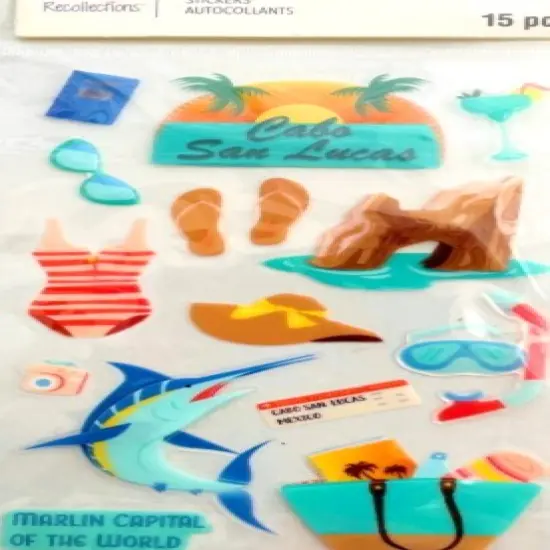 Recollections Cabo San Lucas Dimensional Stickers {1}