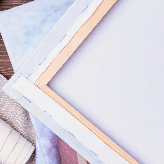 Angels Craft Wrapped Canvas & Wooden Easel Set – Art Painting Duo Kit for Artists & Beginners {3}