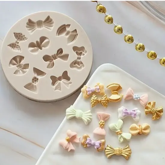 Mini Bow Variety Silicone Mold {1}
