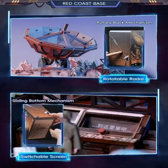 Book Nook Wizardi Miniature - Catching the Droplet Roombox Kit {5}