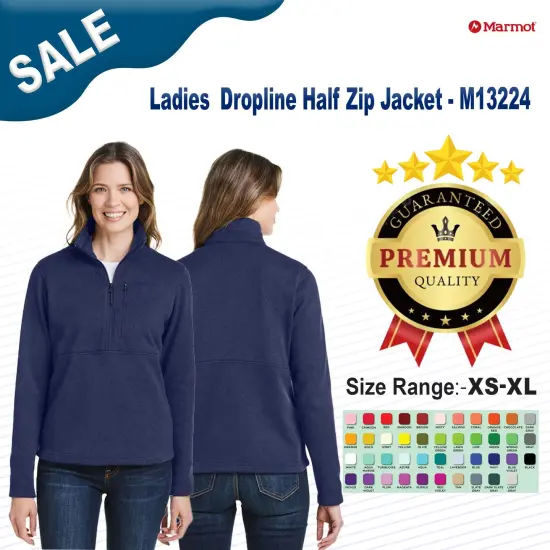 Marmot&reg; Ladies Dropline Half-Zip Jacket Arctic navy {2}