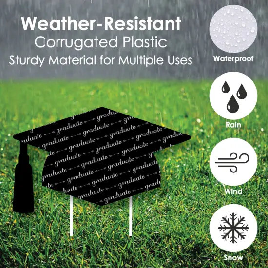 Big Dot of Happiness Graduation Cheers Class of 2025 Outdoor Decorations - Graduation Party Yard Signs - Set of 8 {4}