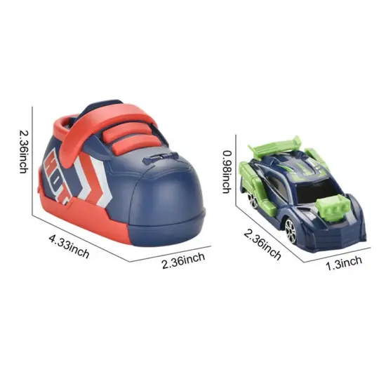 Kitcheniva Kids Creative Running Shoes Car Shooting Car Set Racing Vehicle Toys Red {4}