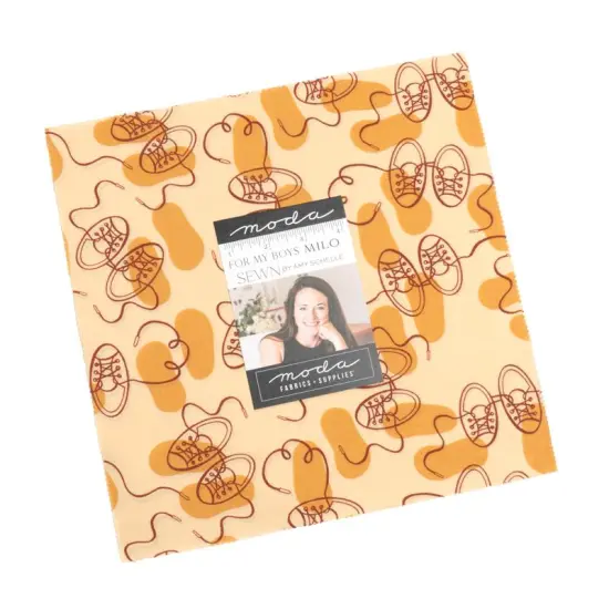 For My Boys Milo 10" Square Pack (Layer Cake) by Sewn By Amy Schelle for Moda (25170LC) {1}