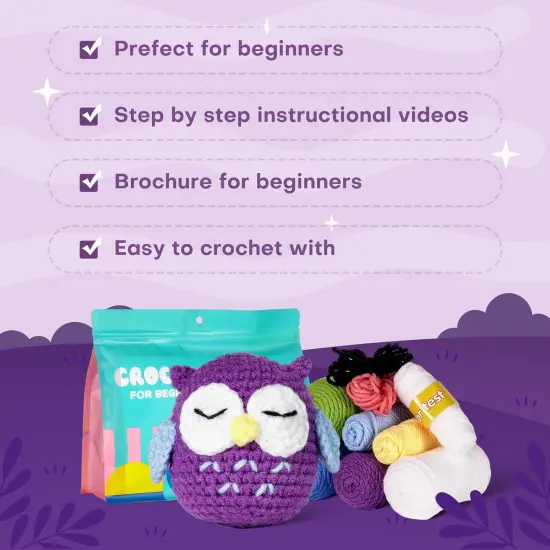 Crochet Kit for Beginners ,DIY Crochet Kit {4}