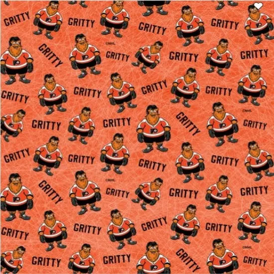 NHL Licensed Philadelphia Flyers 1203-FLY Cotton Fabric by the Yard {1}