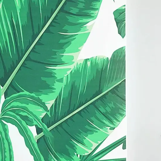 8 ft Tropical Leaves Printed Vinyl Photo Backdrop Party Banner Events Supplies {2}