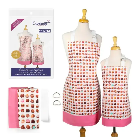 Crosscut Sewing Co.&reg; Apron Sewing Project Kit - Beginner Sewing Kit - Sewing Kit for Kids Candy {1}