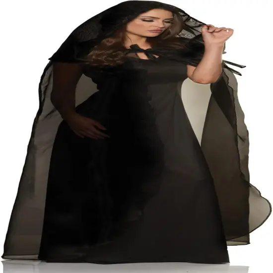 UNDERWRAPS Deluxe Cape with Hood - Halloween Capes with Hood for Adults {1}