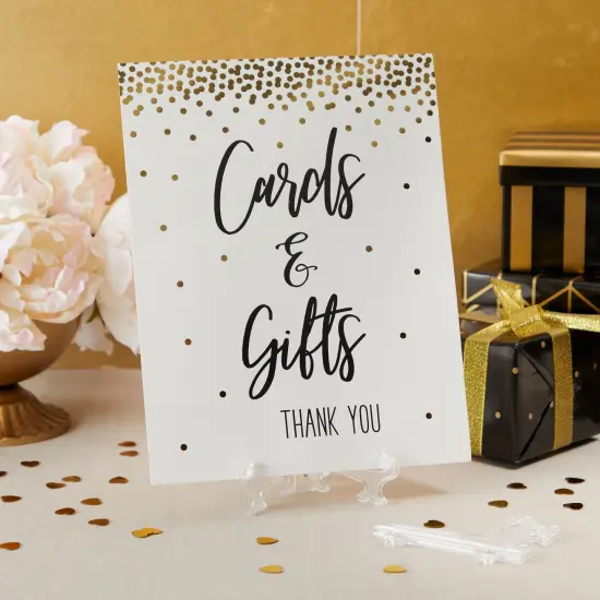 24 Pack Clear Mini Easels for Displaying Photos, Decorative Tiles, Wedding Place Cards (4 In) {5}