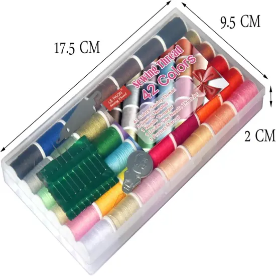 Sewing Thread kit 42 Color Set of Handy Polyester Thread {5}
