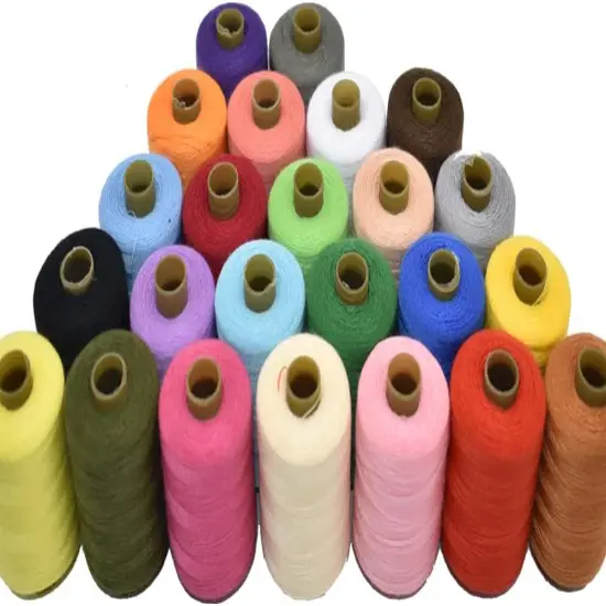 Sewing Thread 24 Colors Sewing Industrial Purpose for Machine and Hand Stitching 1000 Yards Polyester {1}