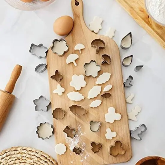 Mini Tiny Stainless Steel Cookie Cutters 30 Pieces {2}