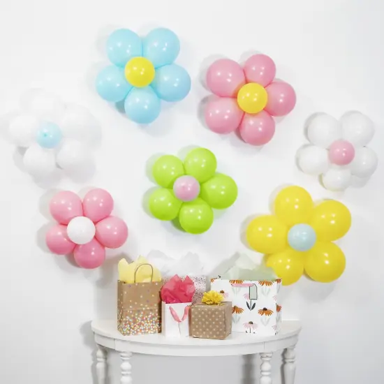 6 Kits/Case Bulk Flower Power Balloon Wall Decoration Kit {3}