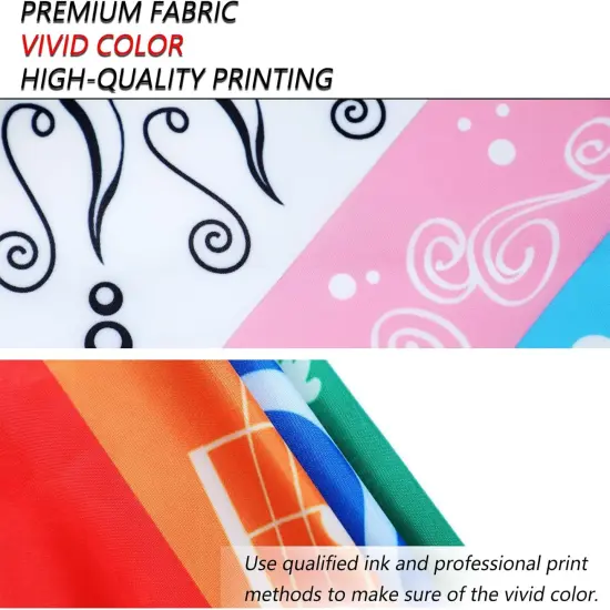 Pride Flag LGBTQ Small Yard Flag bisexual Gay Transgender Inclusive Progress Garden Rainbow Flag 12x18in Double Side, Original Design Cute Print Pattern {4}