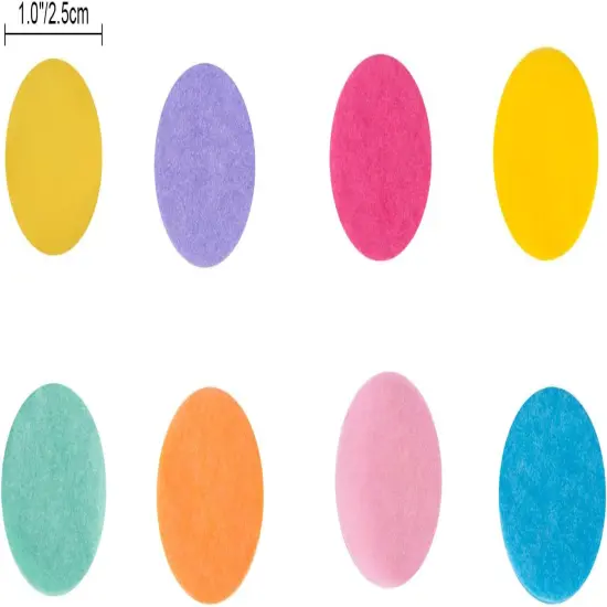 1 Inch Multicolor Round Tissue Confetti, 10000 Pieces,3.5oz(Mixed Colors) {2}